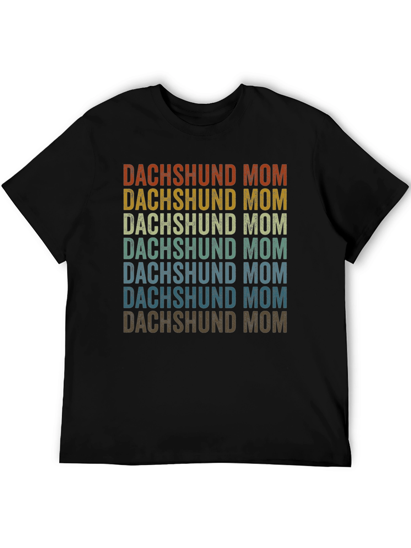 Dachshund Mom Retro T-Shirt