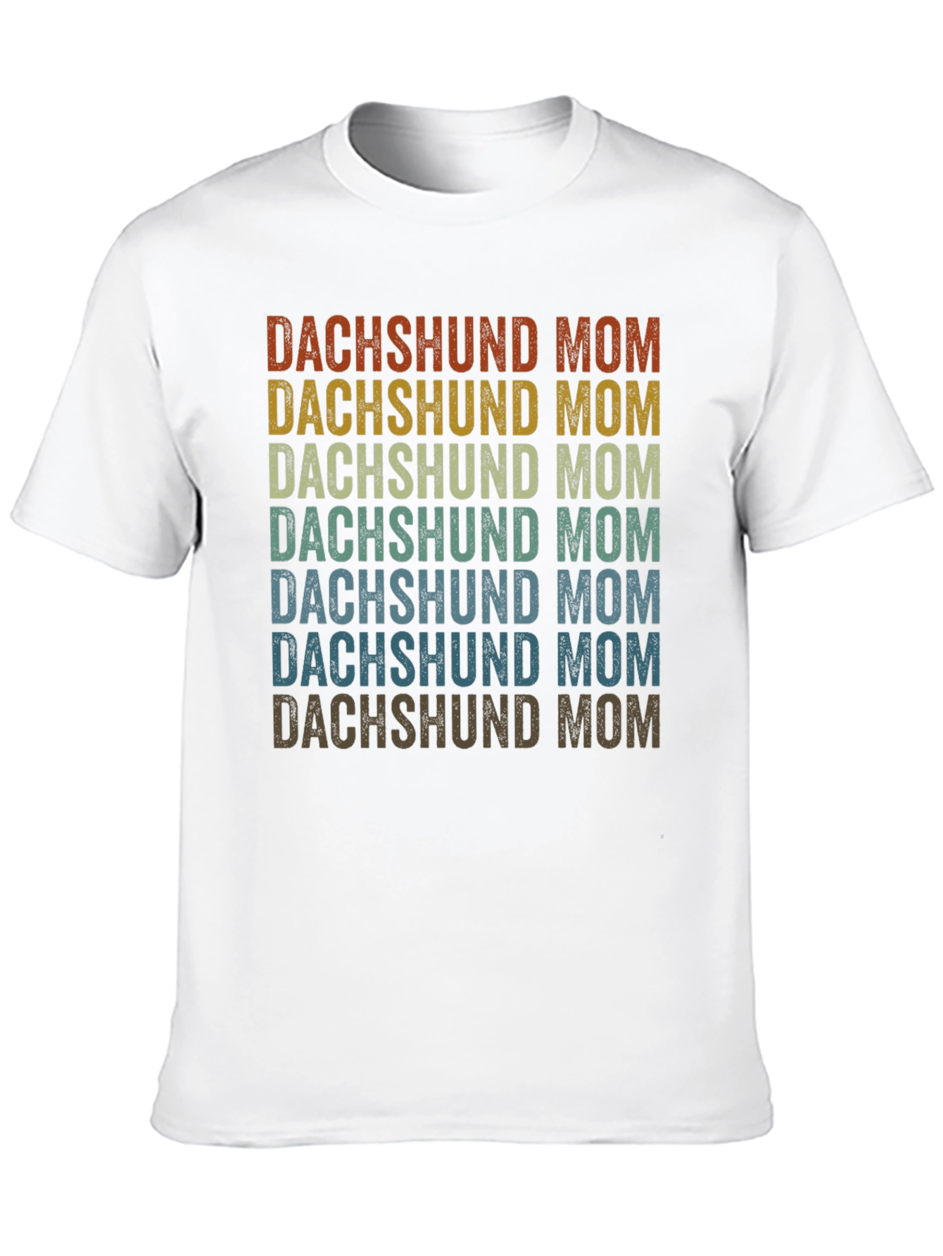 Dachshund Mom Retro T-Shirt