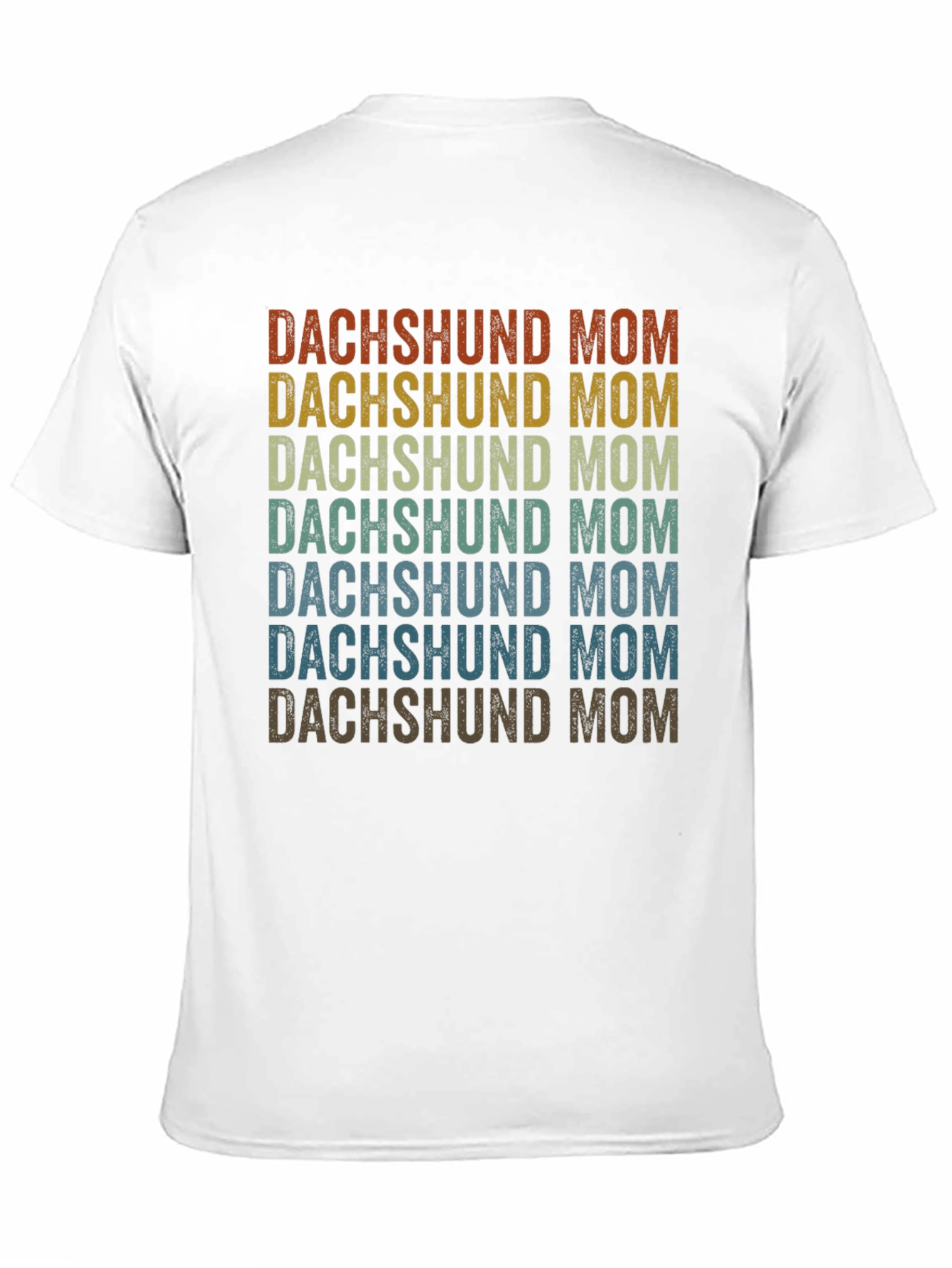 Dachshund Mom Retro T-Shirt