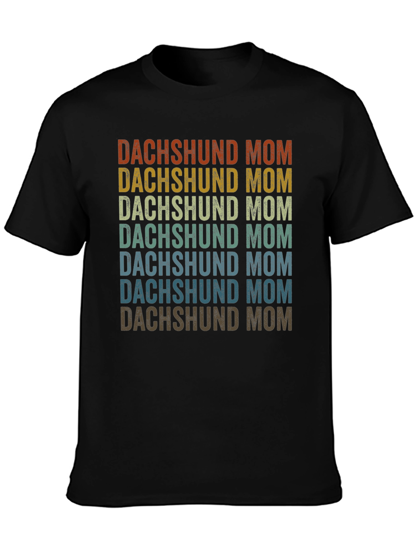 Dachshund Mom Retro T-Shirt