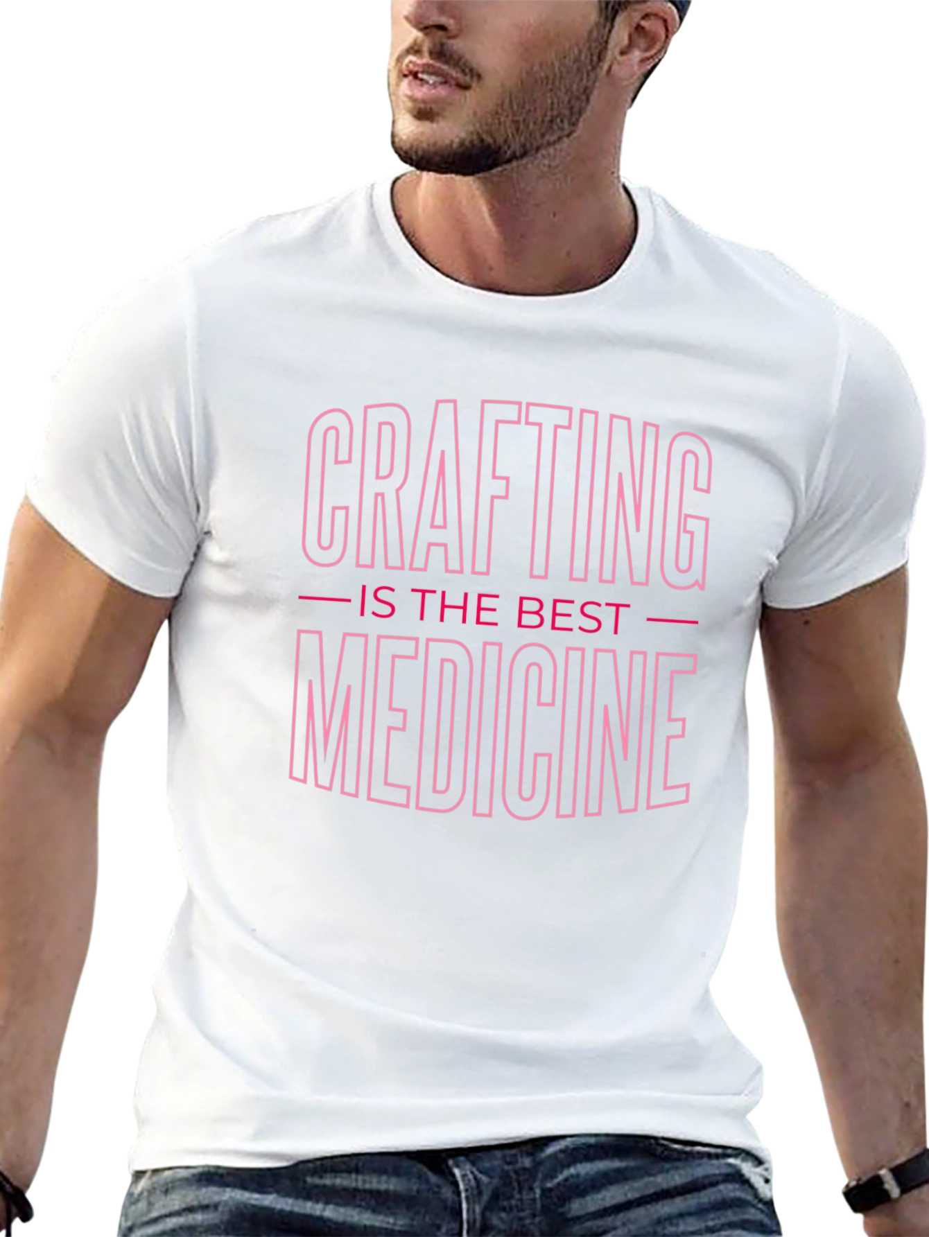 Crafting is the Best Medicine T-Shirt