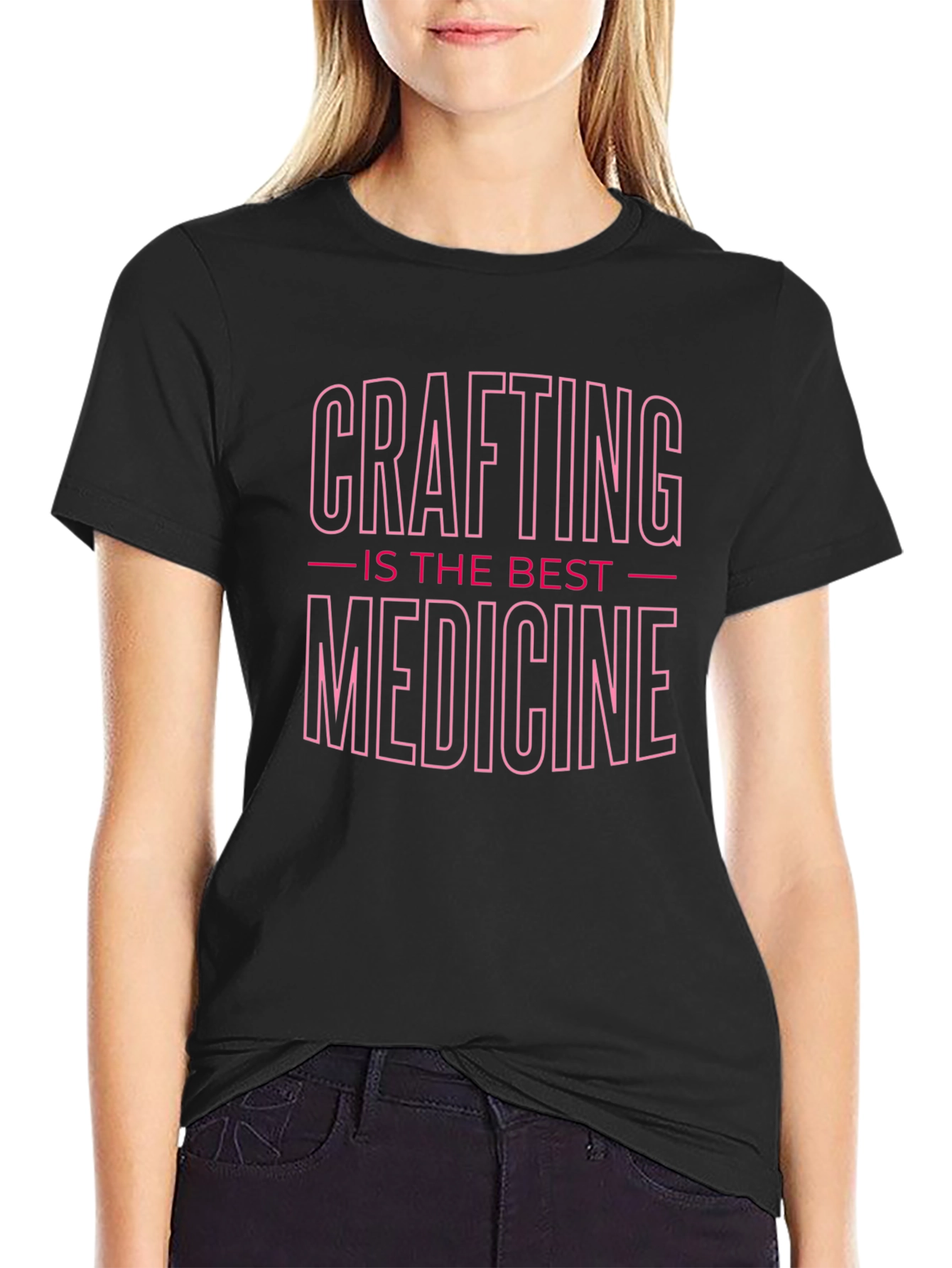 Crafting is the Best Medicine T-Shirt
