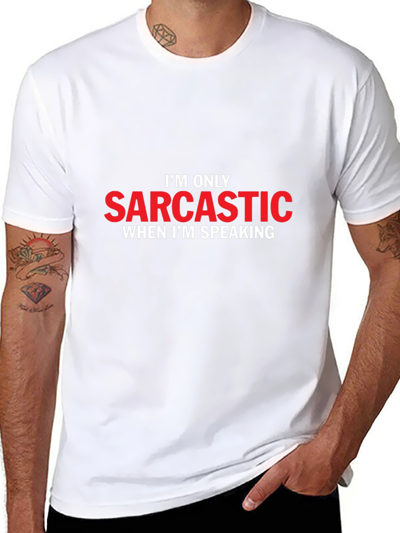 Sarcastic T-Shirt - Black Graphic Tee