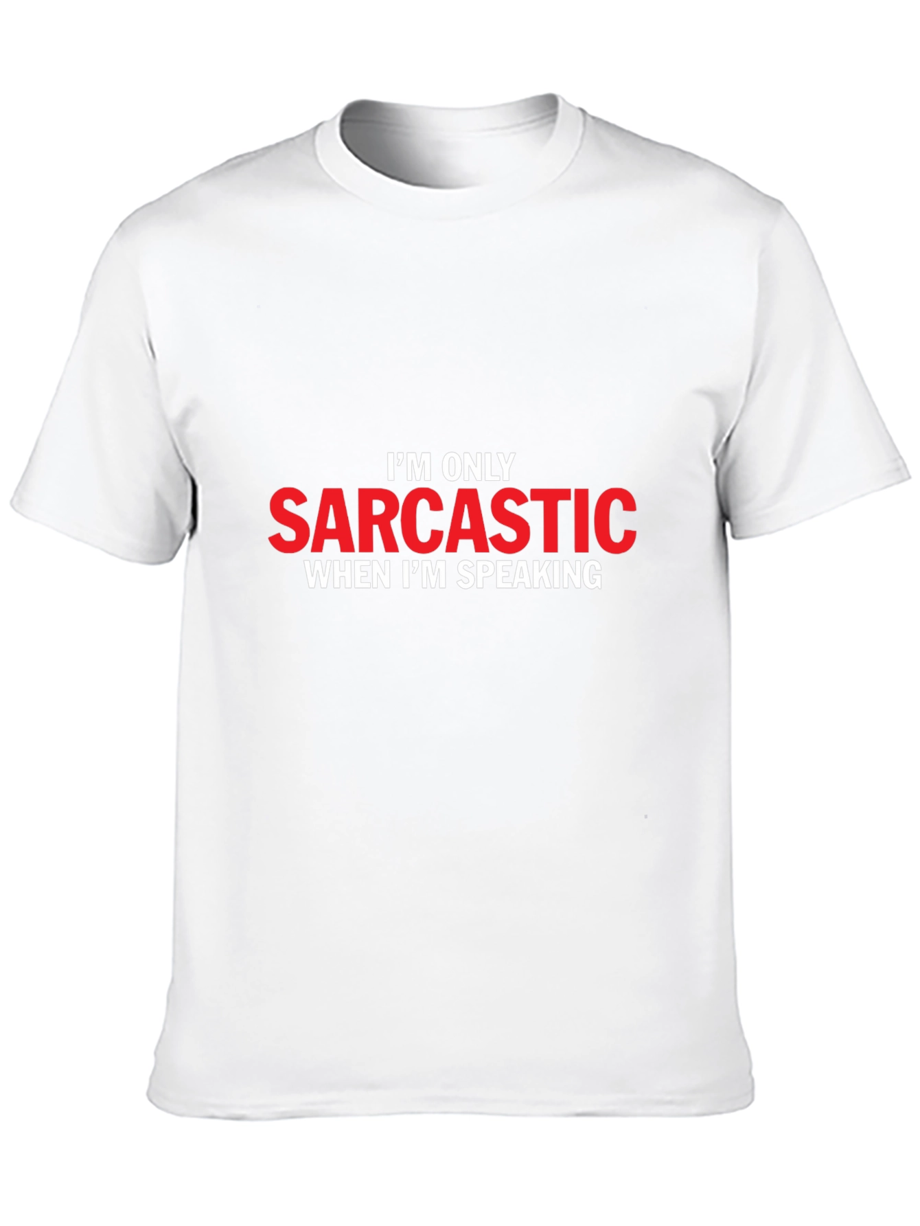 Sarcastic T-Shirt - Black Graphic Tee
