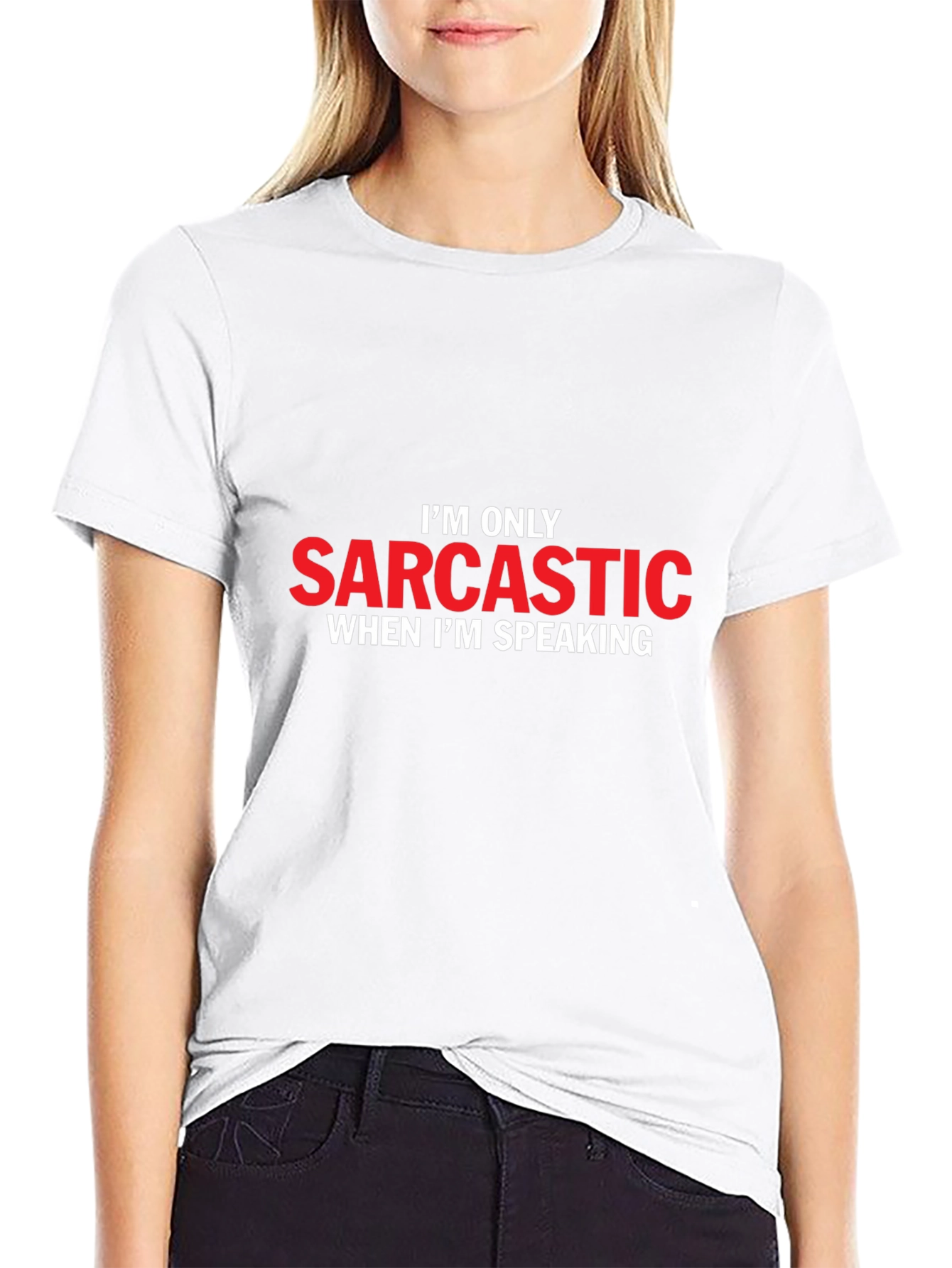 Sarcastic T-Shirt - Black Graphic Tee