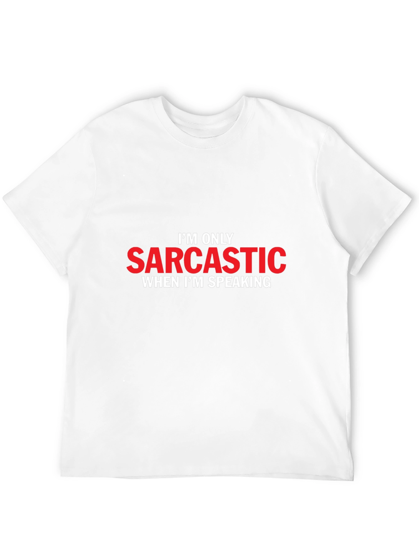 Sarcastic T-Shirt - Black Graphic Tee