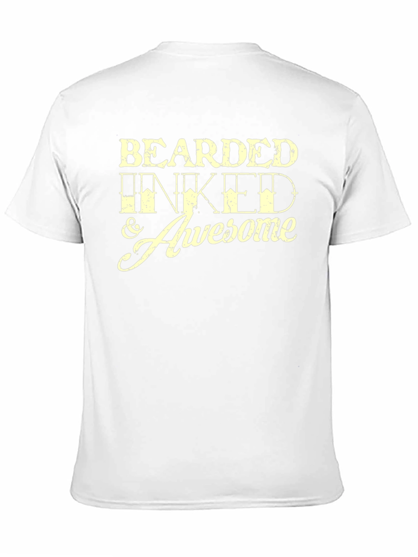 Bearded Inked & Awesome Graphic T-Shirt