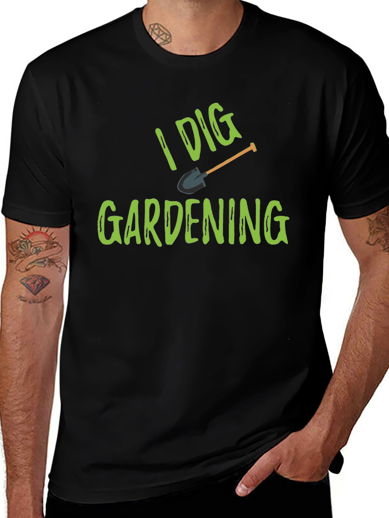 I Dig Gardening T-Shirt - Black