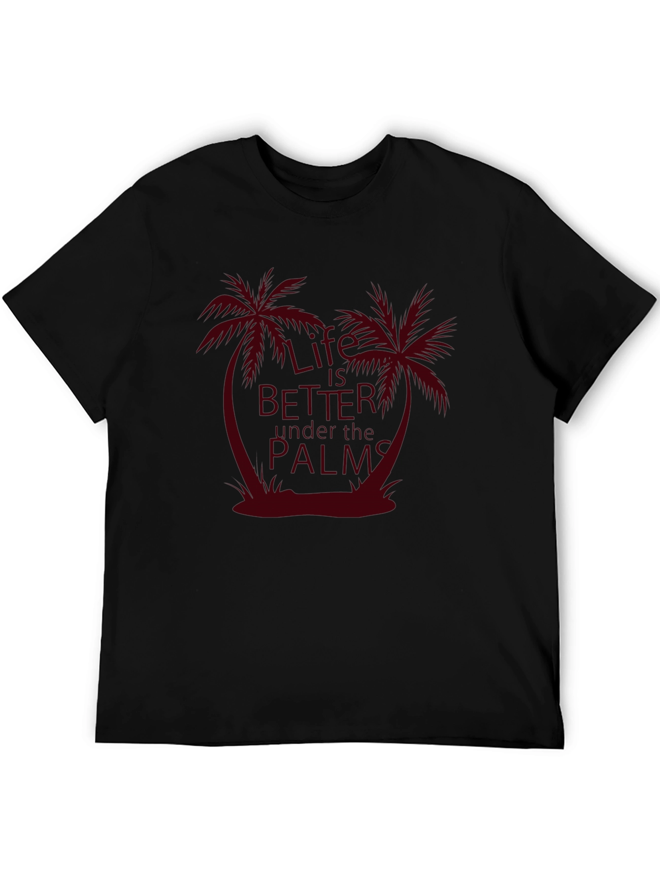 Life is Better Under the Palms Graphic T-Shirt