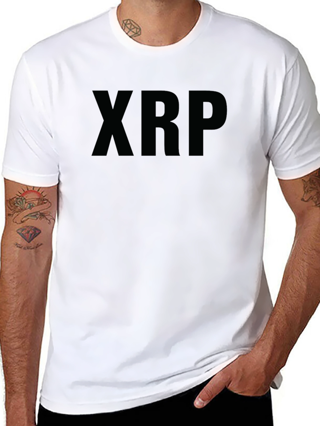 XRP T-Shirt - Crypto Currency Black Tee