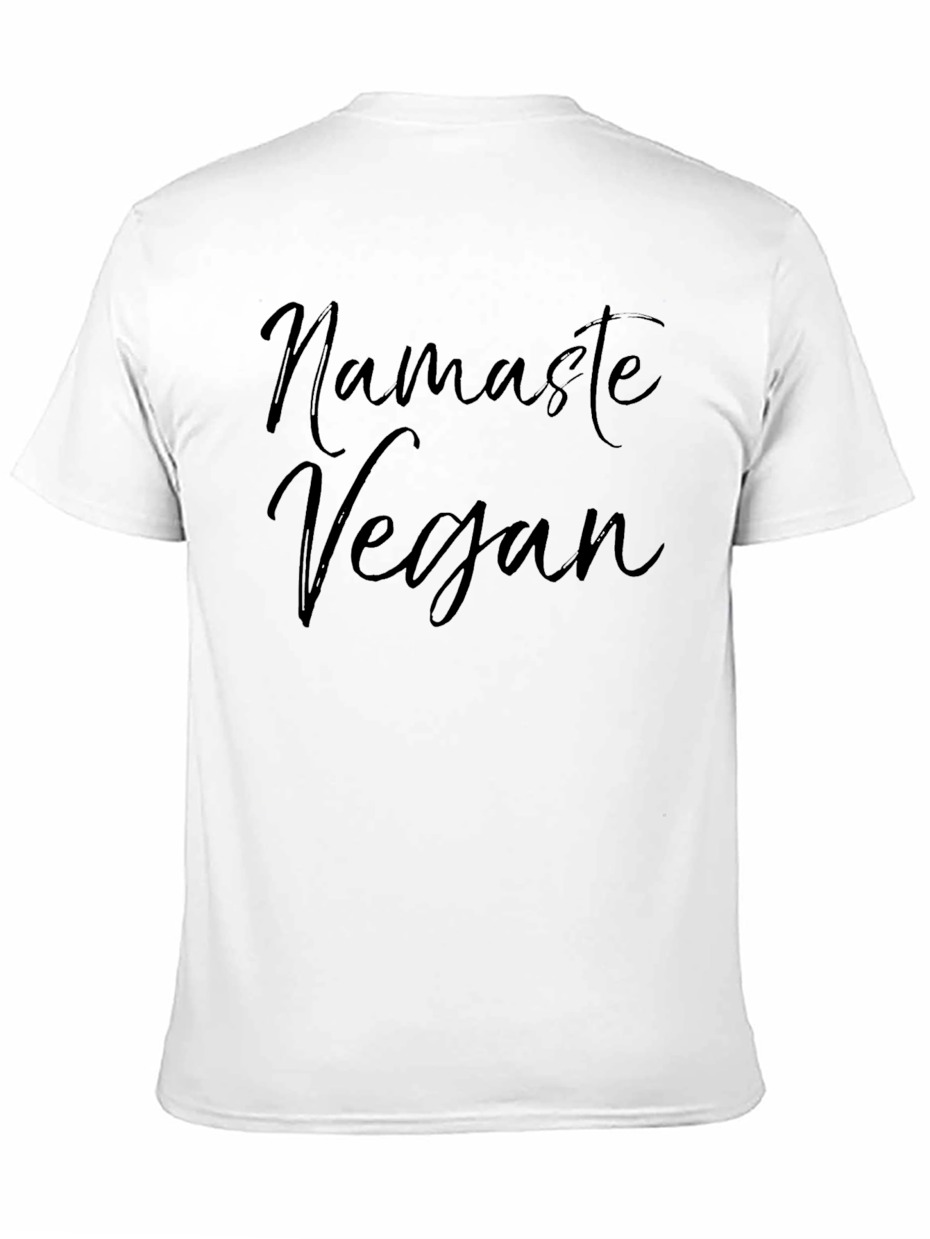 Namaste Vegan Black T-Shirt - Stylish & Comfortable