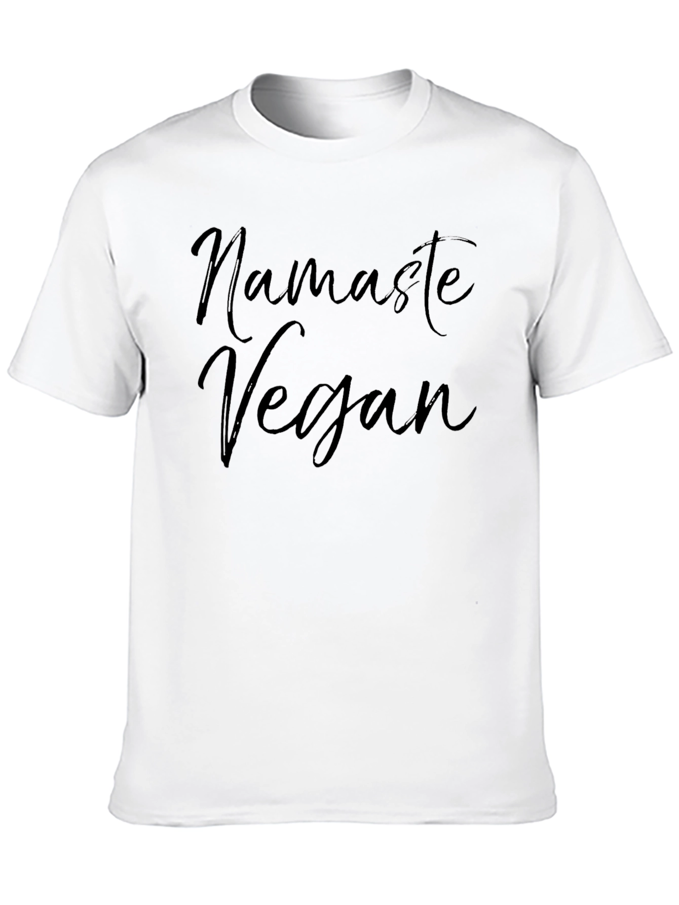 Namaste Vegan Black T-Shirt - Stylish & Comfortable