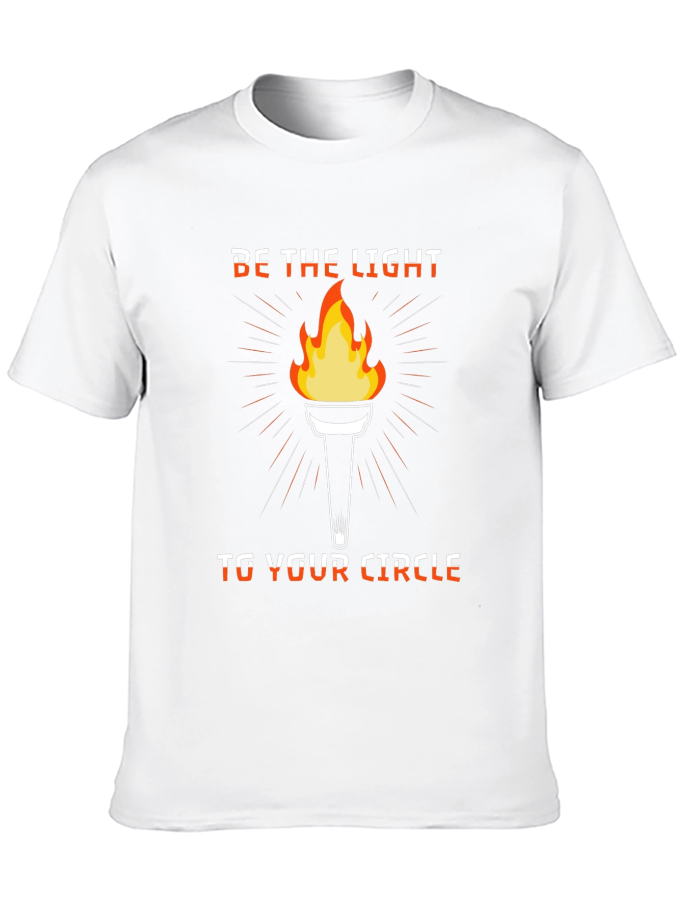 Be The Light Graphic T-Shirt - Inspiring Design