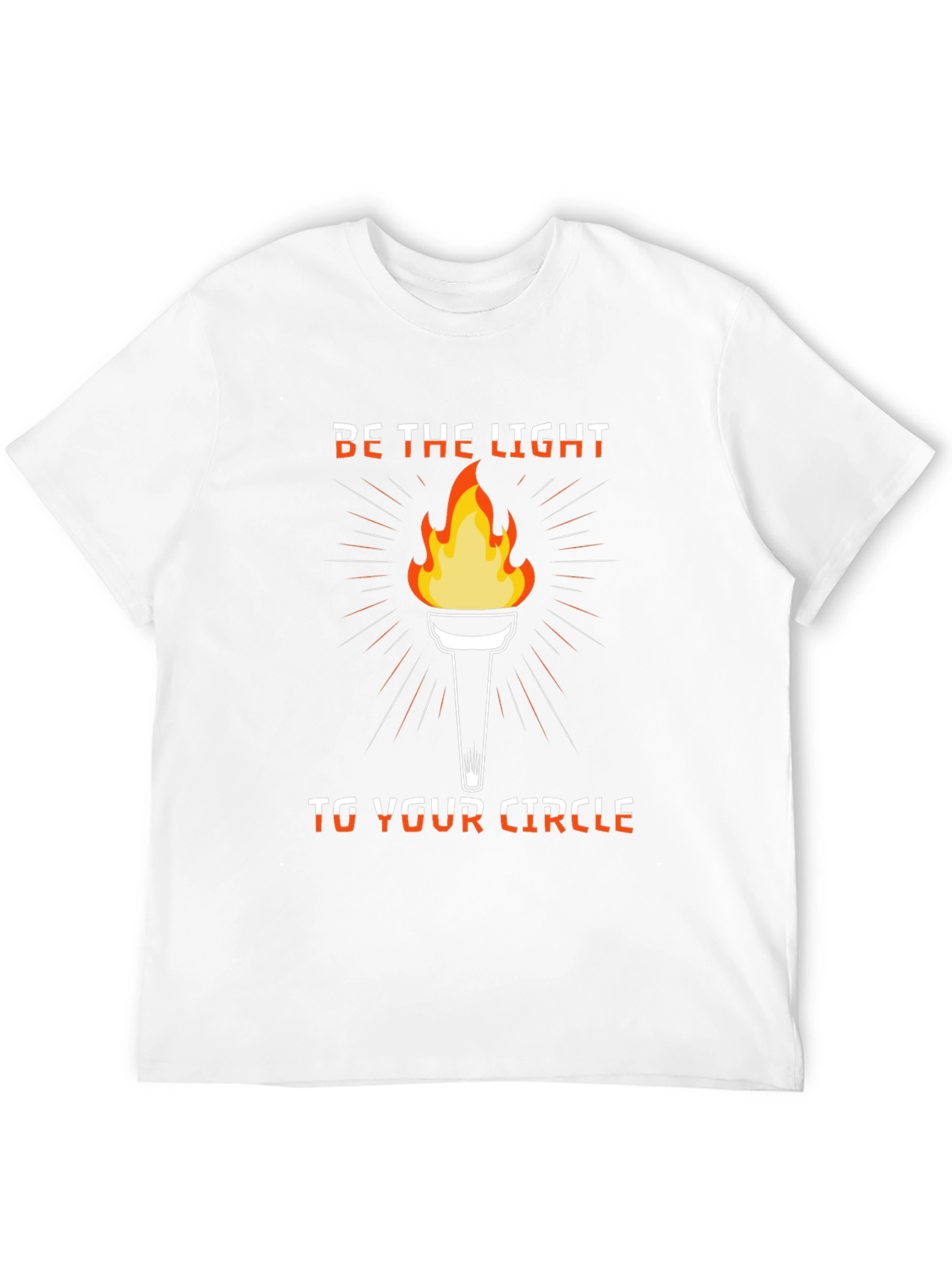 Be The Light Graphic T-Shirt - Inspiring Design
