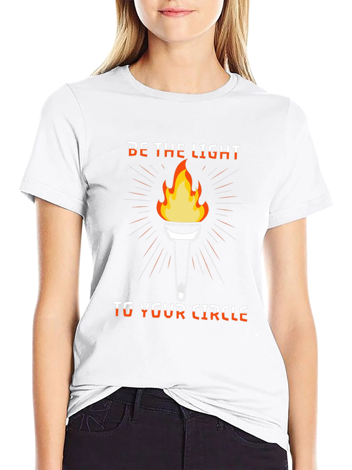 Be The Light Graphic T-Shirt - Inspiring Design