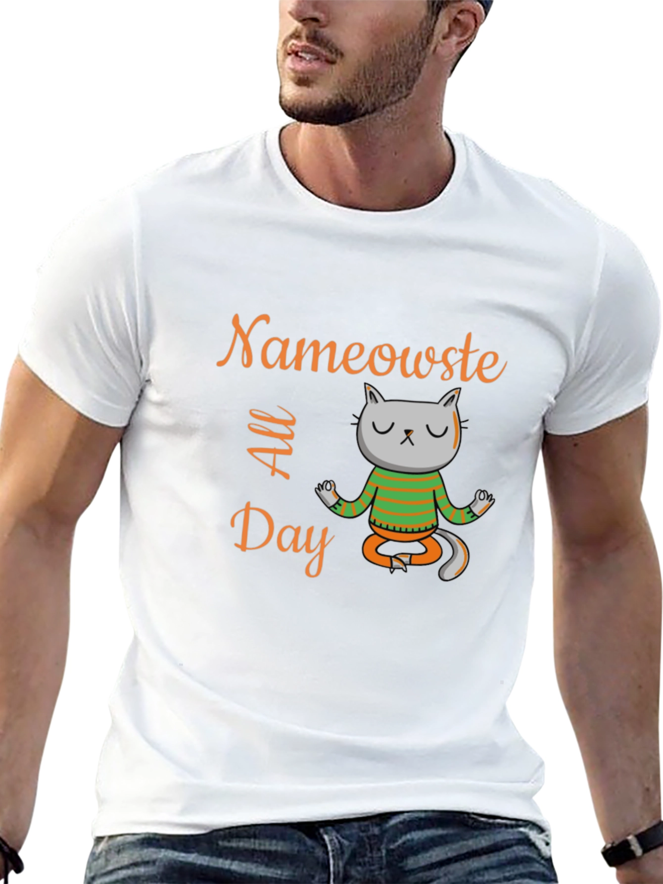 Nameowste All Day Black Tee