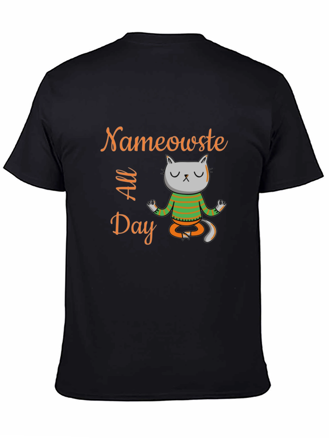 Nameowste All Day Black Tee