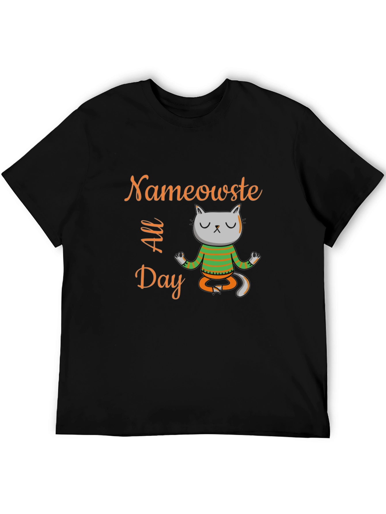 Nameowste All Day Black Tee