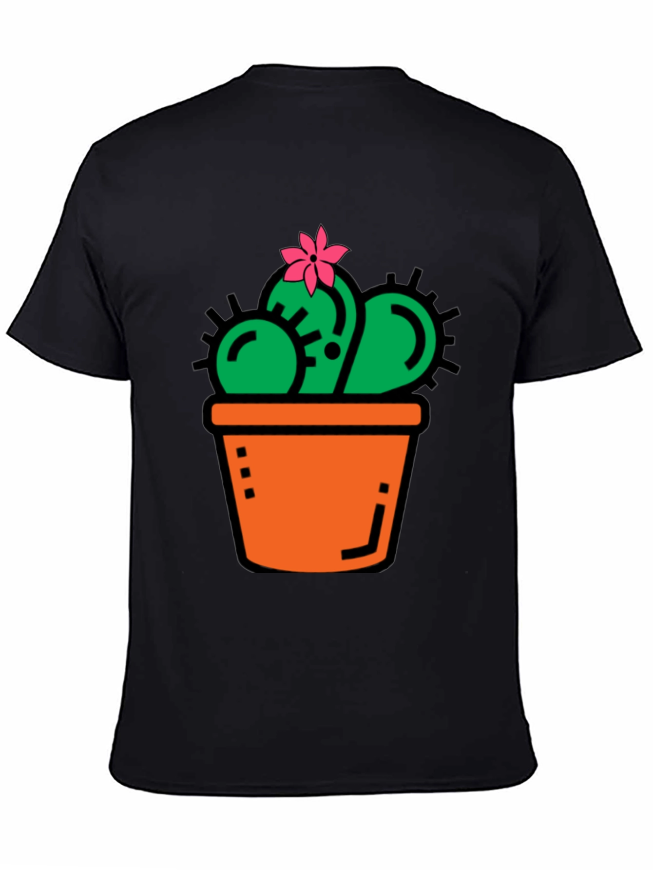 Cactus T-Shirt - Cute Potted Plant Graphic Tee