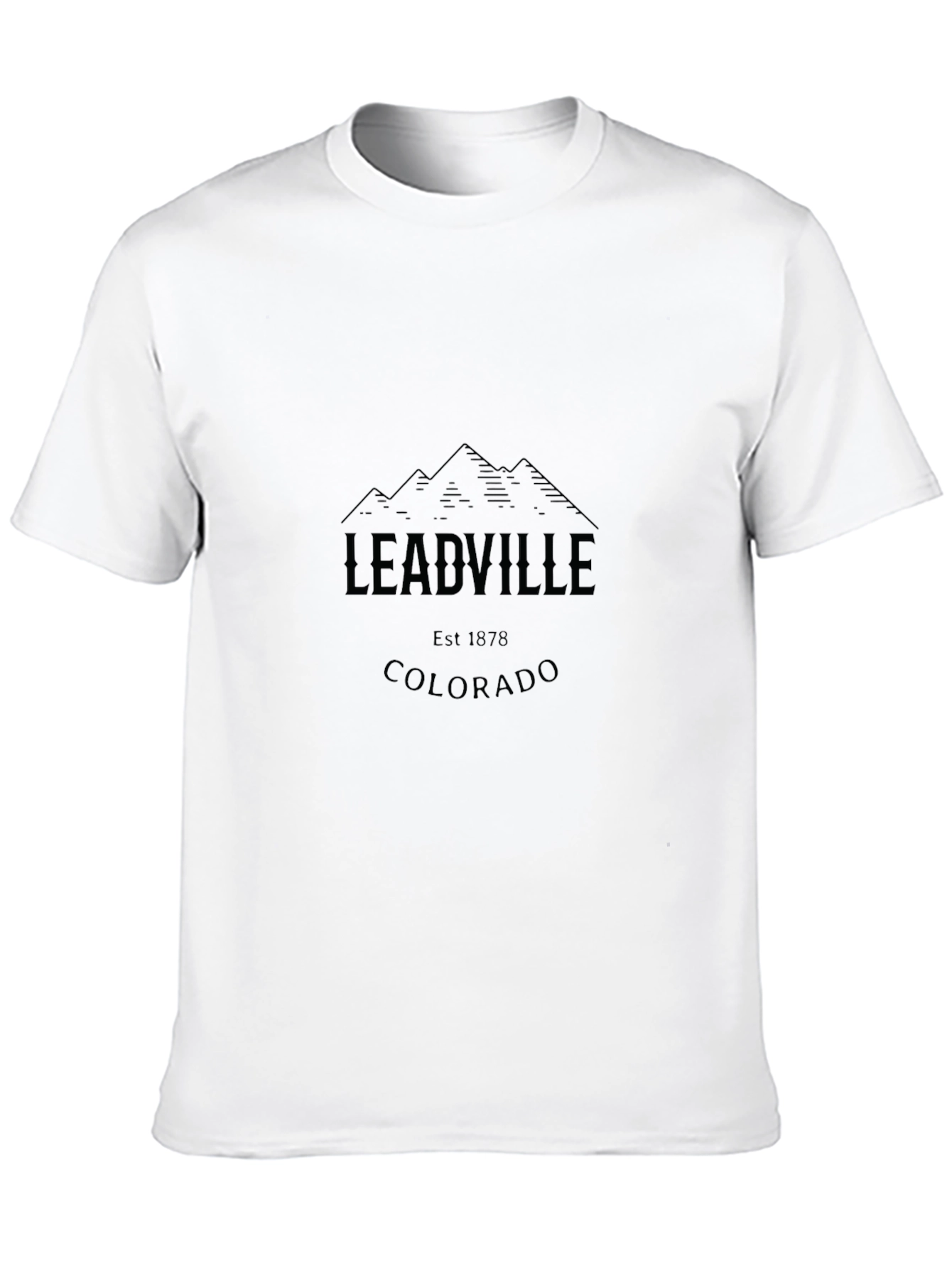 Leadville Colorado Black T-Shirt