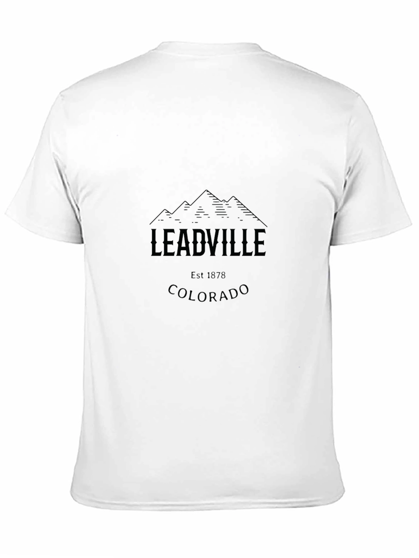 Leadville Colorado Black T-Shirt