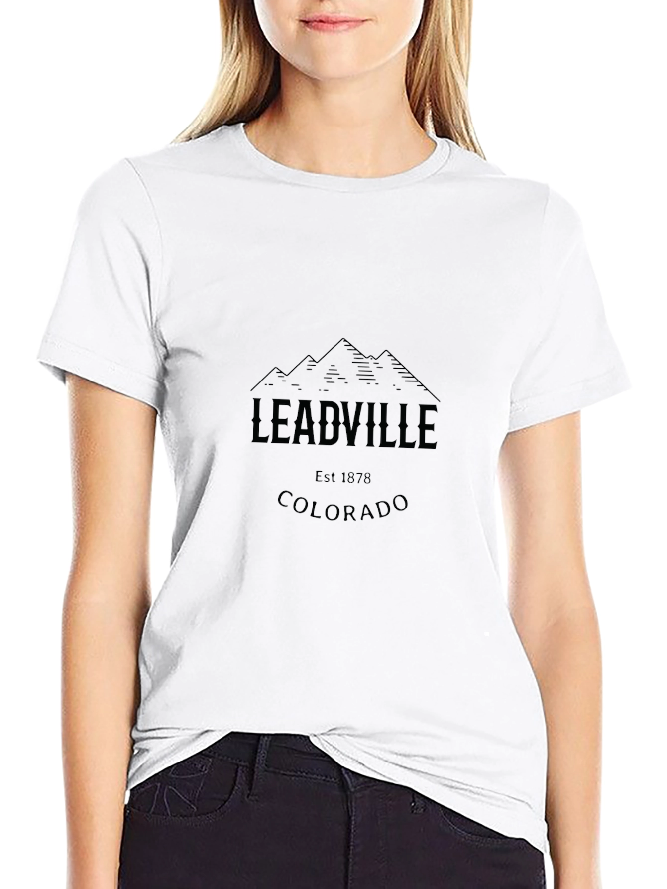 Leadville Colorado Black T-Shirt