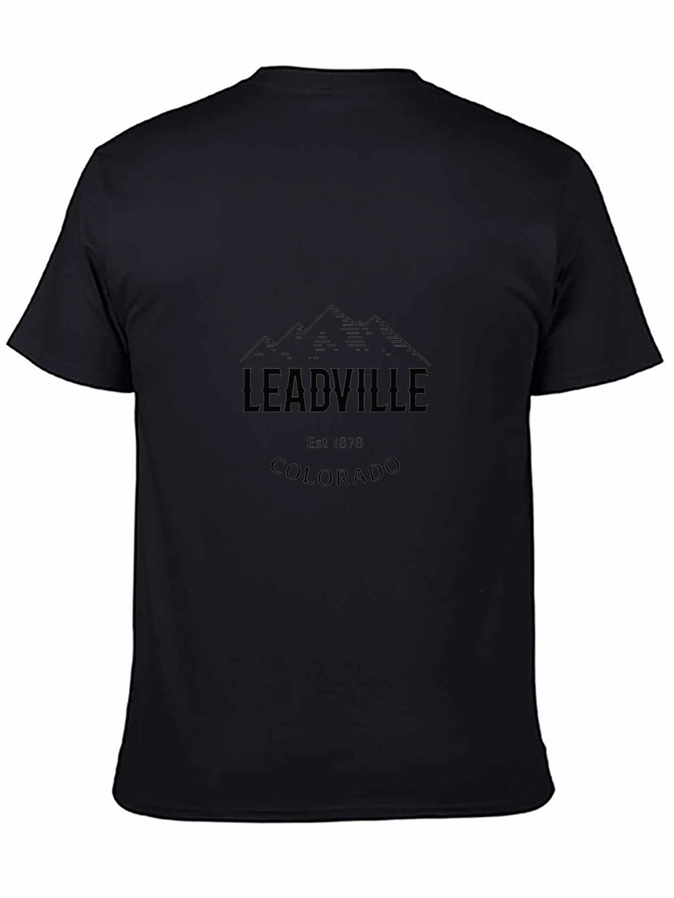 Leadville Colorado Black T-Shirt