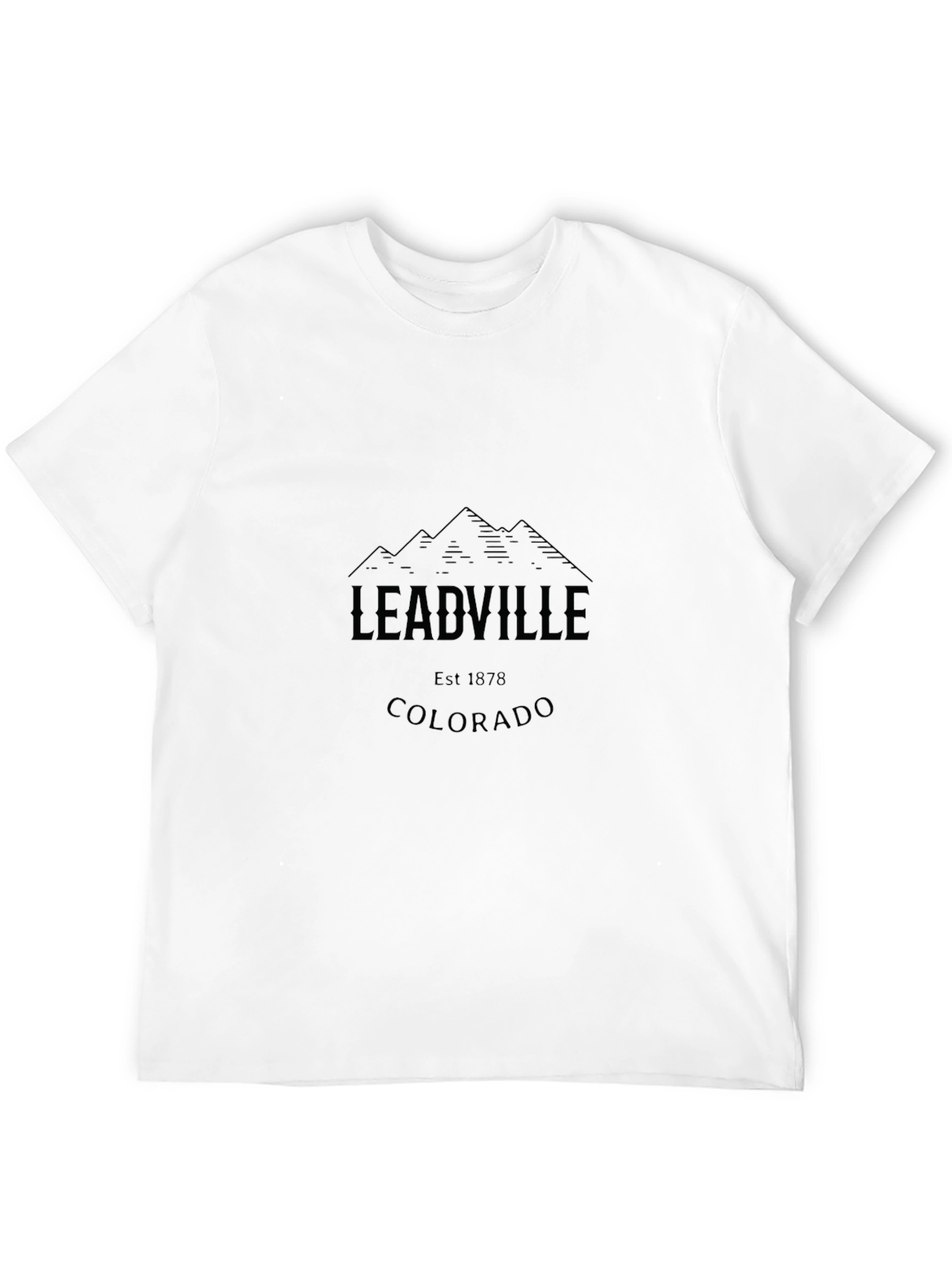 Leadville Colorado Black T-Shirt