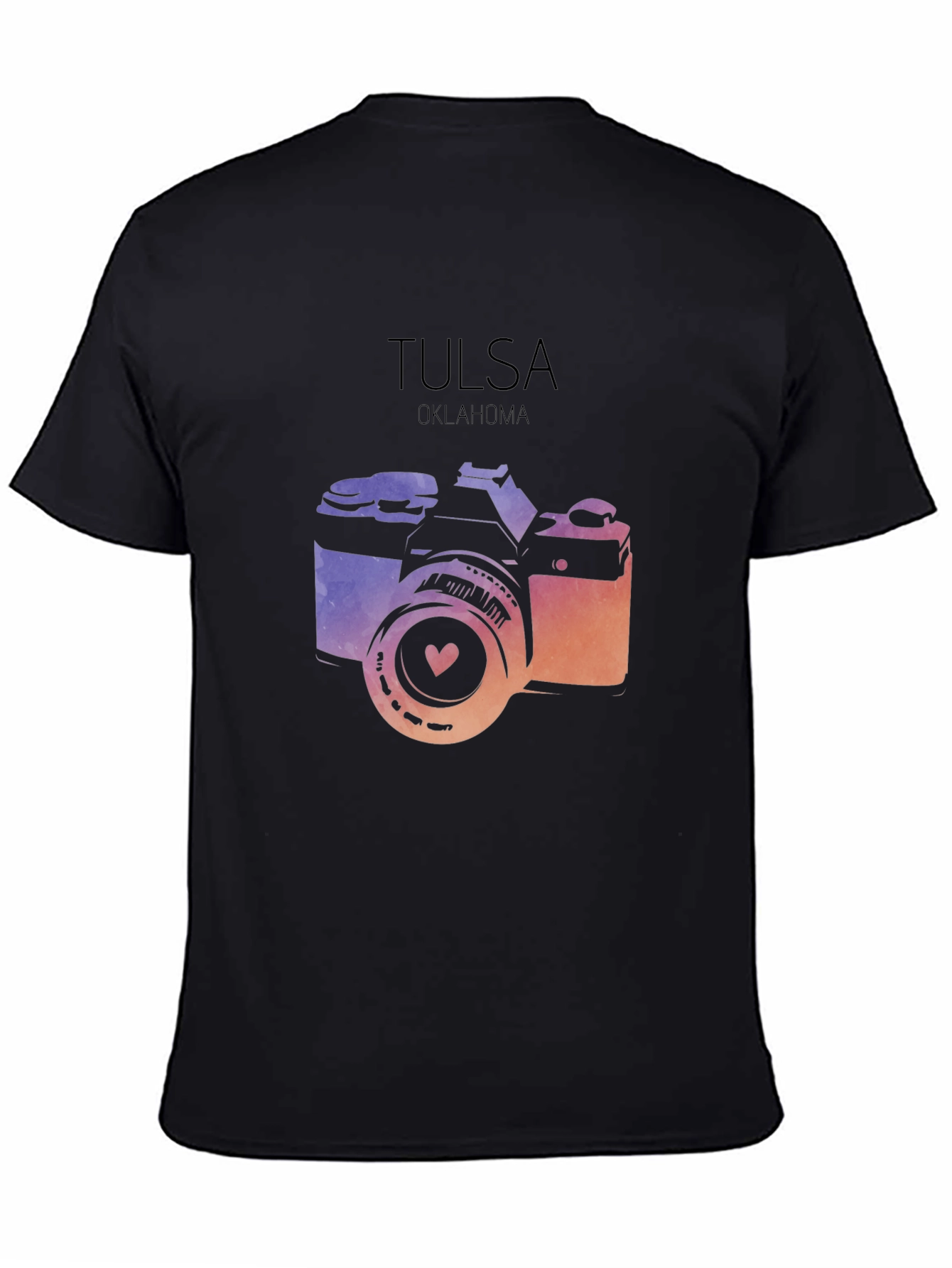 Tulsa Oklahoma Camera Graphic Tee - Stylish City Pride