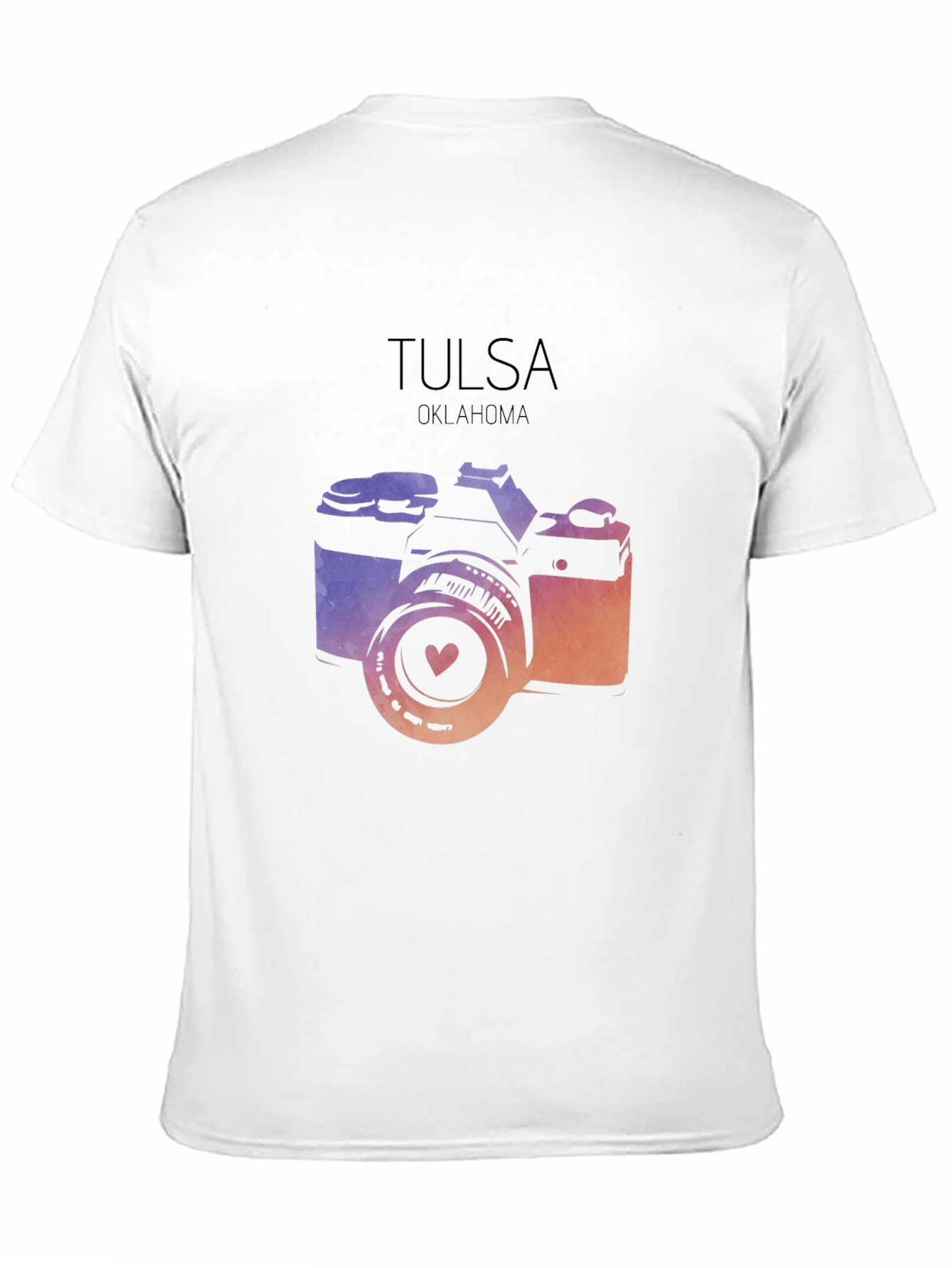Tulsa Oklahoma Camera Graphic Tee - Stylish City Pride