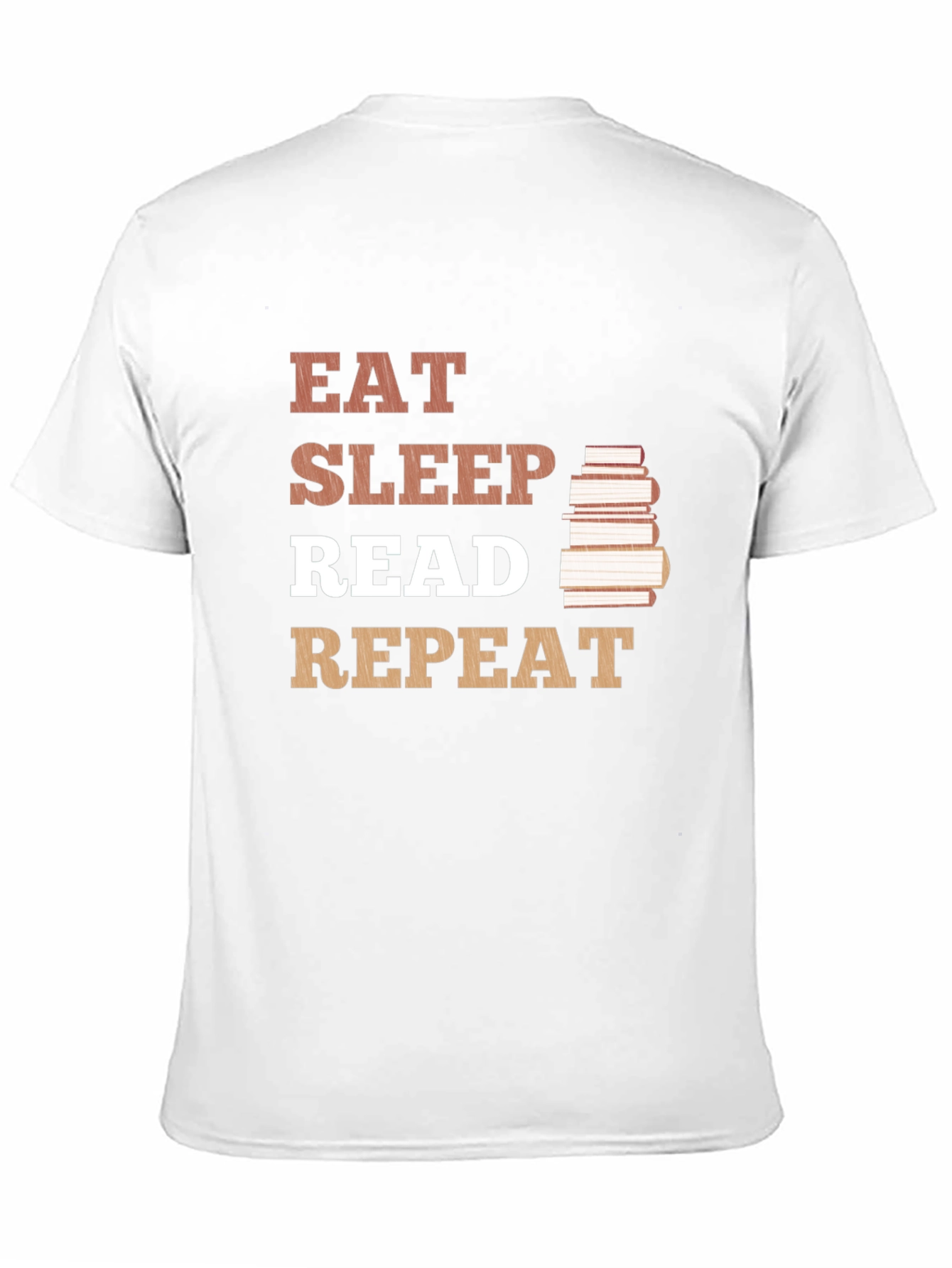 Eat Sleep Read Repeat Graphic Tee