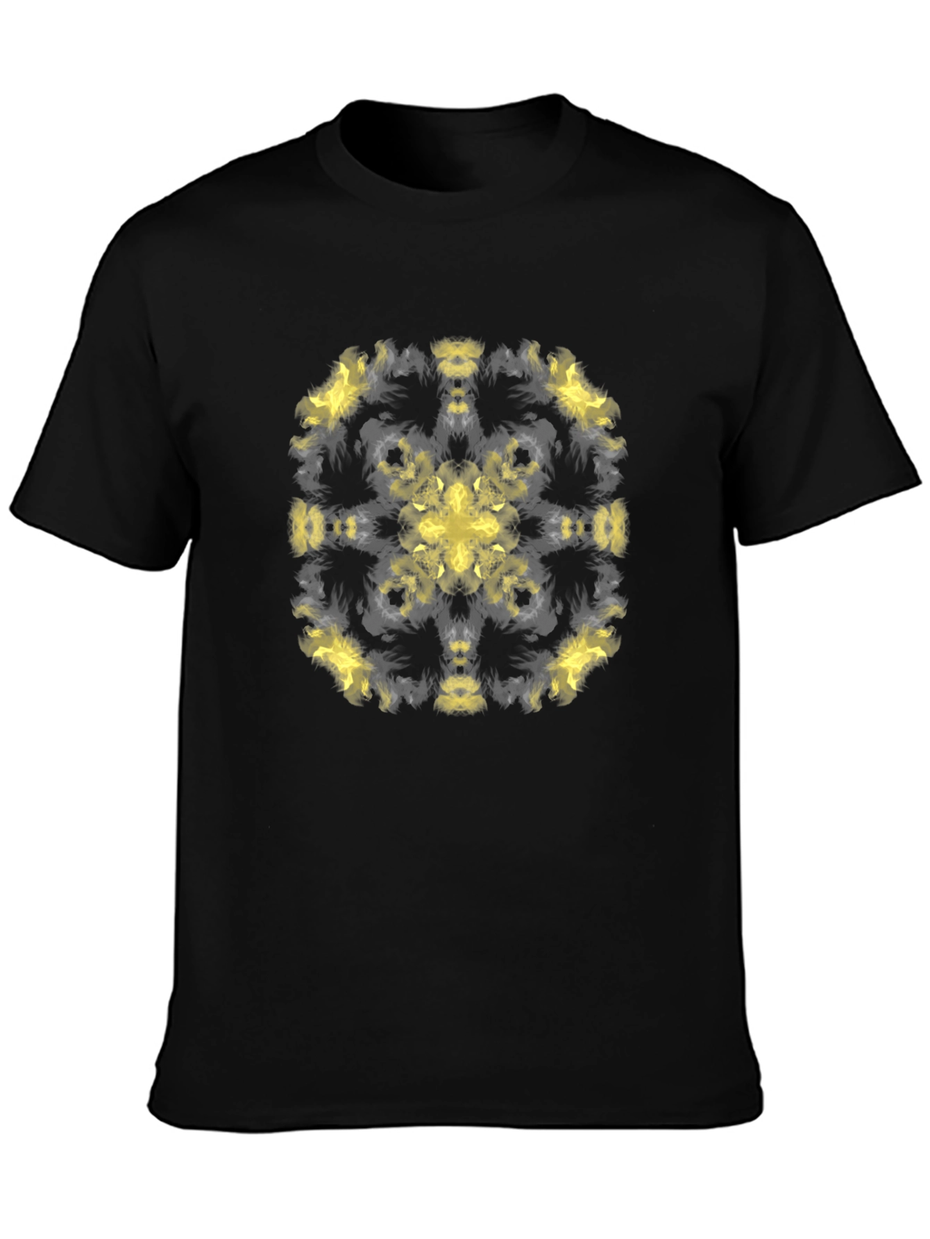 Kaleidoscope Graphic Black T-Shirt - Modern Style