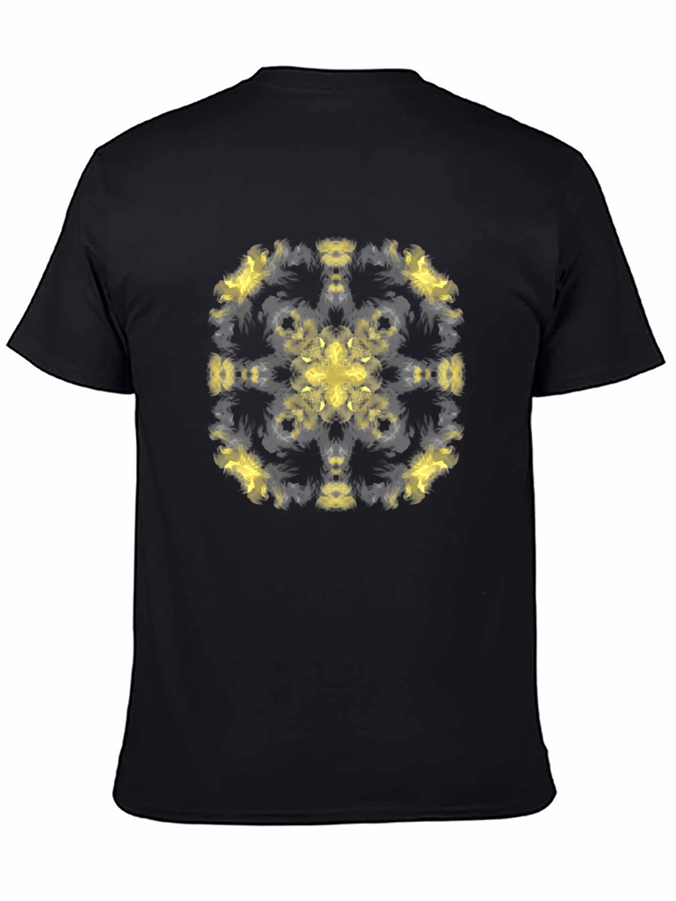 Kaleidoscope Graphic Black T-Shirt - Modern Style