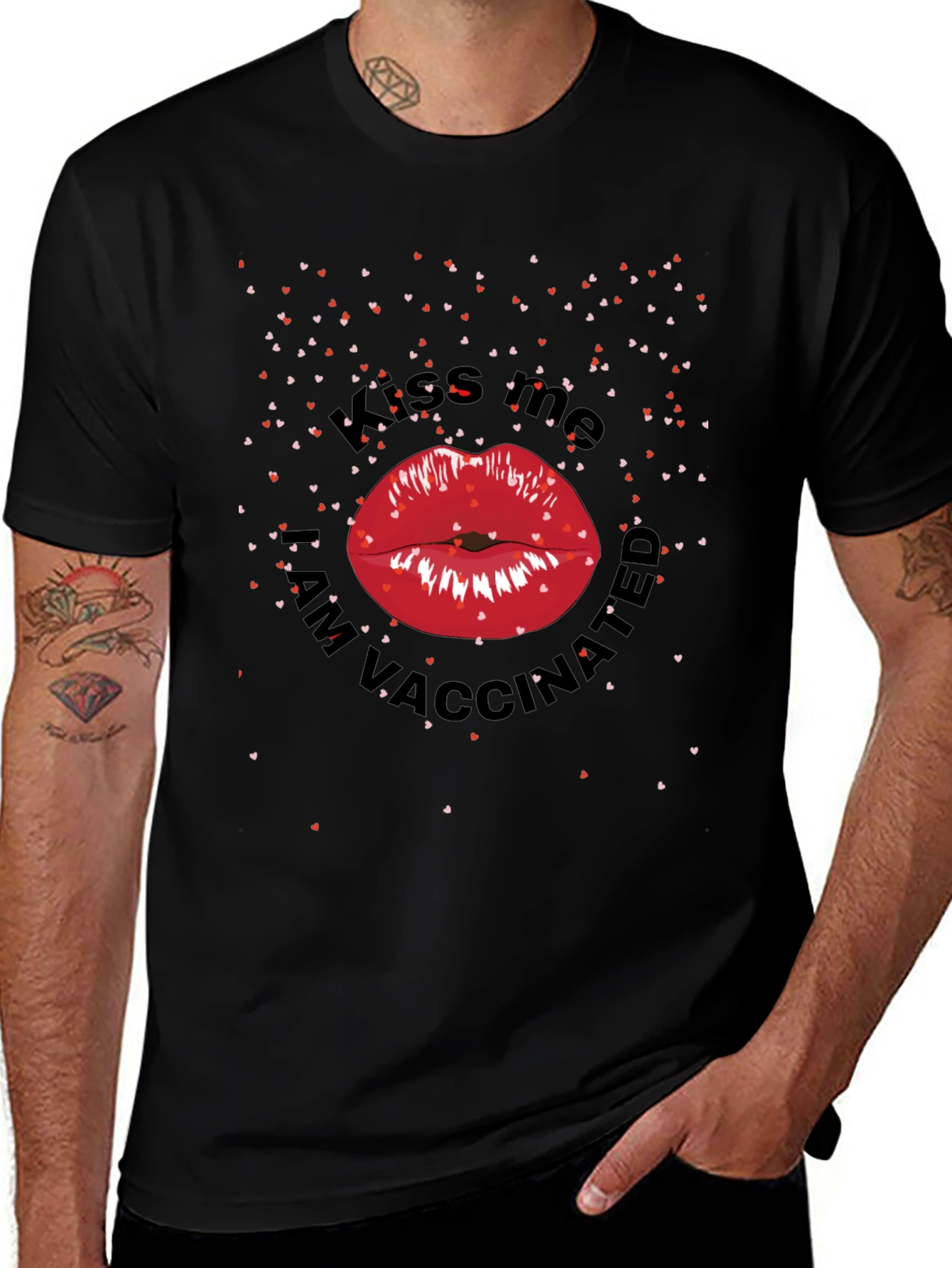 Kiss Me Im Vaccinated T-Shirt