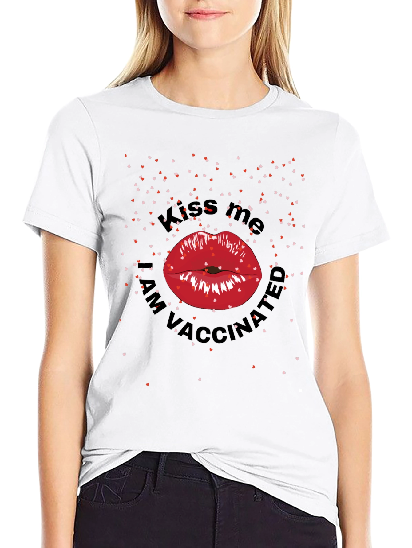 Kiss Me Im Vaccinated T-Shirt