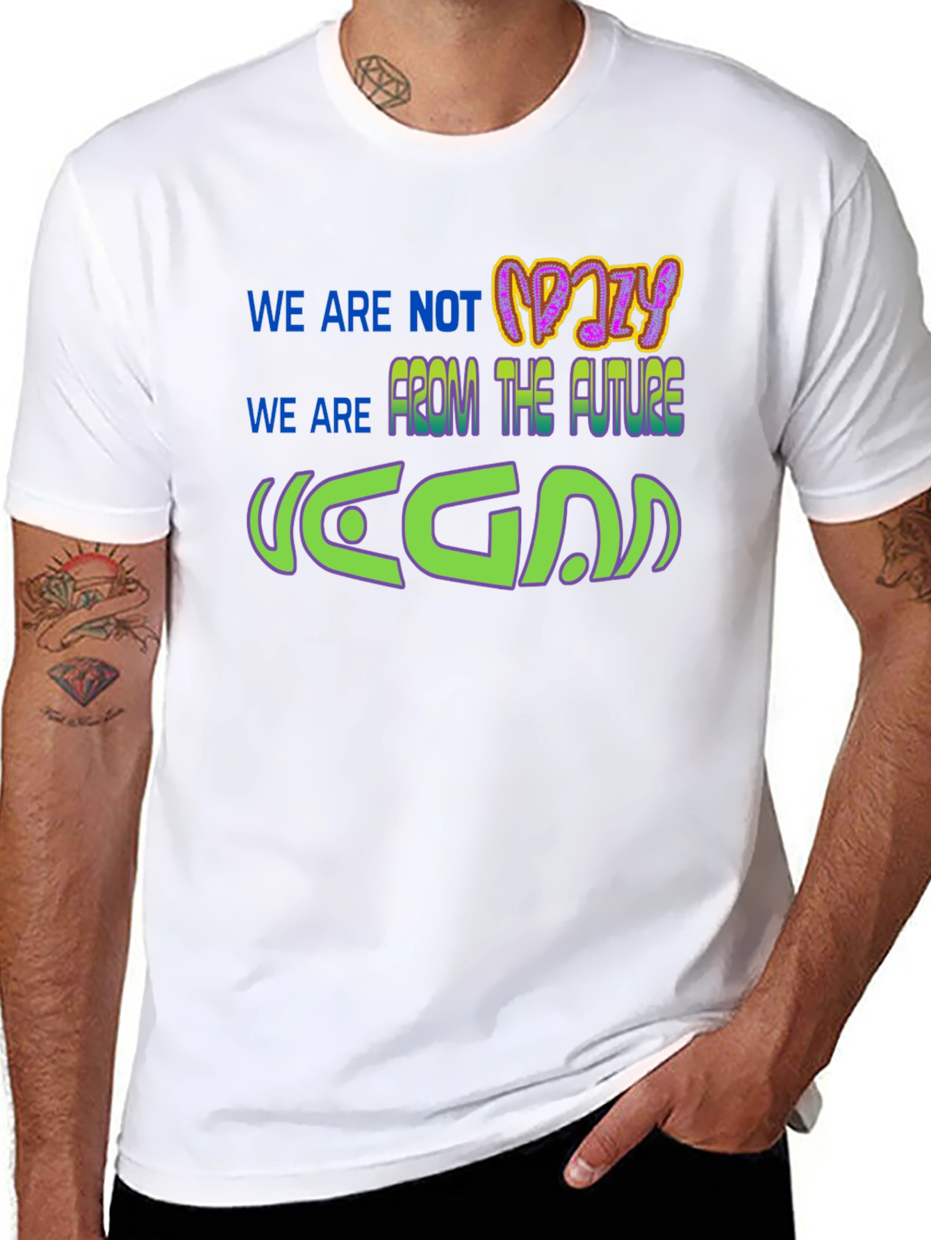 Vegan From The Future Graphic T-Shirt