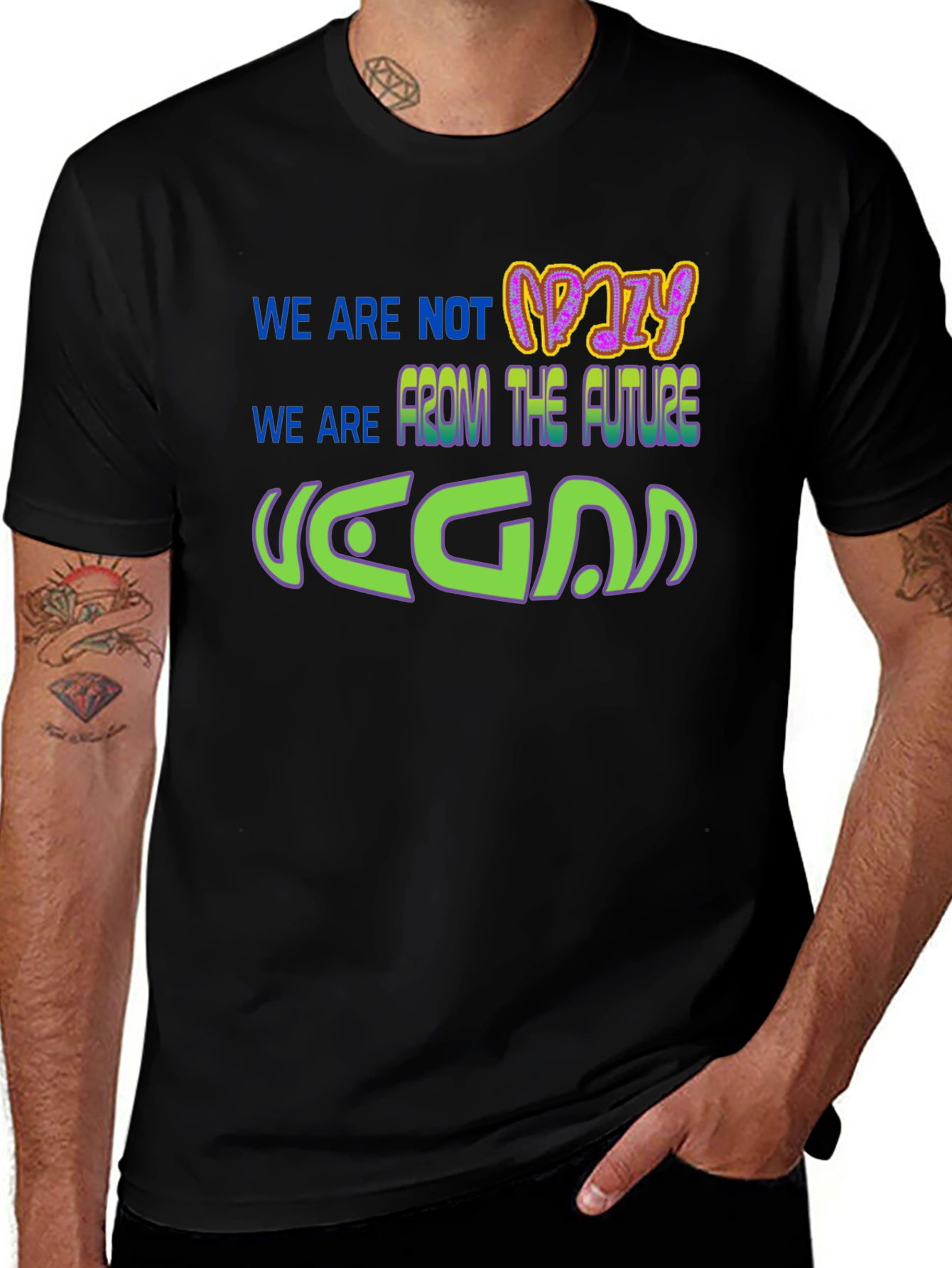 Vegan From The Future Graphic T-Shirt