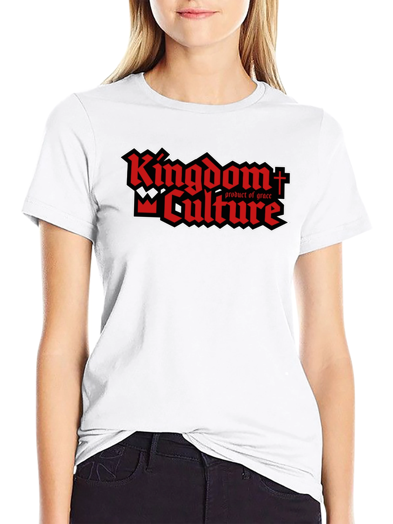 Kingdom Culture Black Graphic Tee