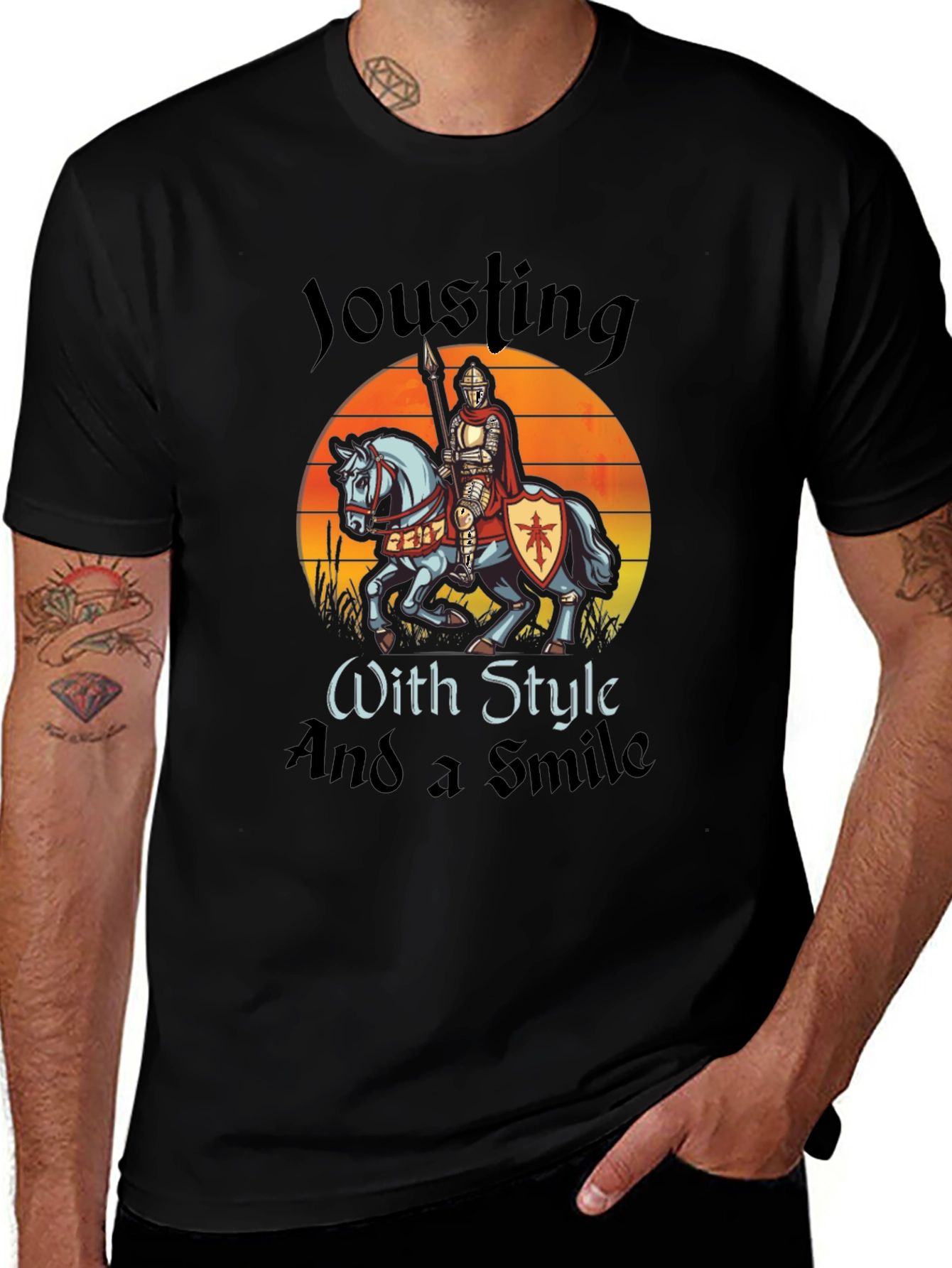 Jousting With Style Graphic Tee