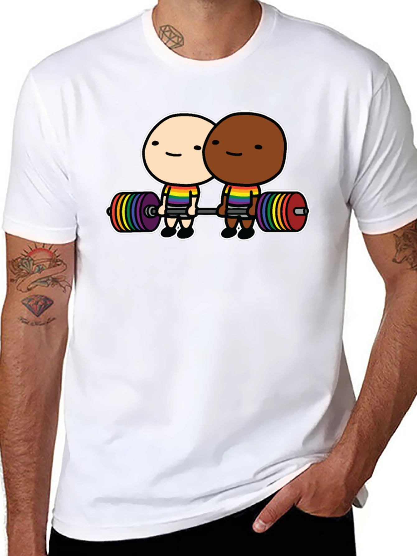 LGBT Lifting Buddies Tee