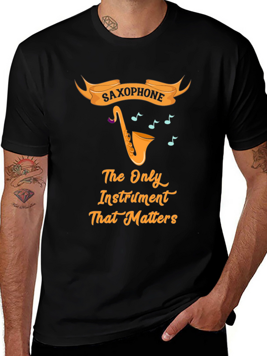 Saxophone Instrument T-Shirt for Music Lovers