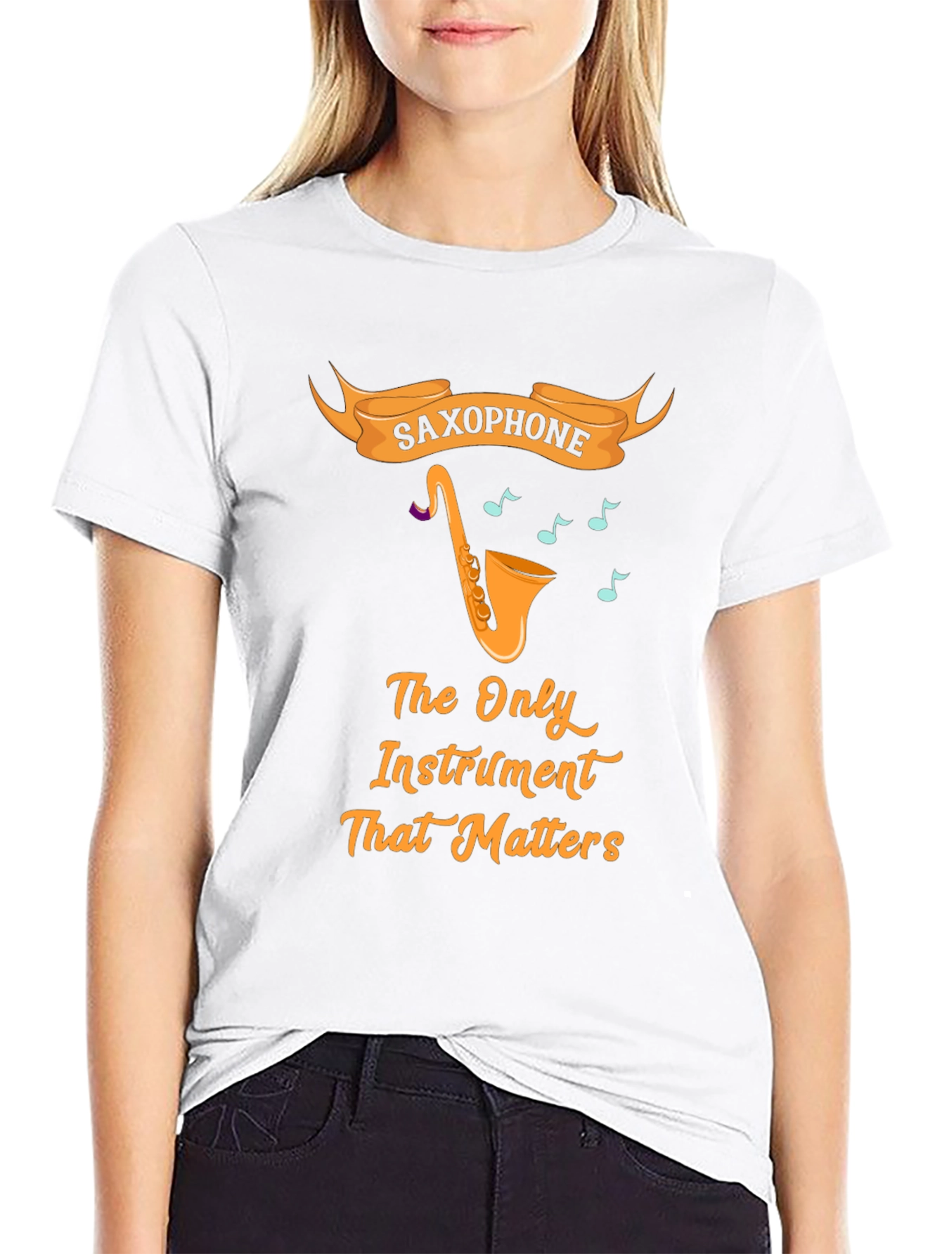 Saxophone Instrument T-Shirt for Music Lovers