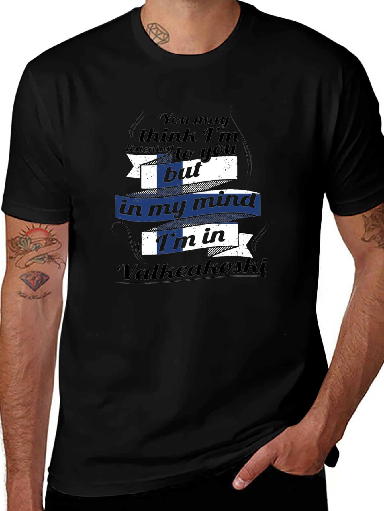 Valkeakoski Mind T-Shirt - Finland Pride Novelty Tee