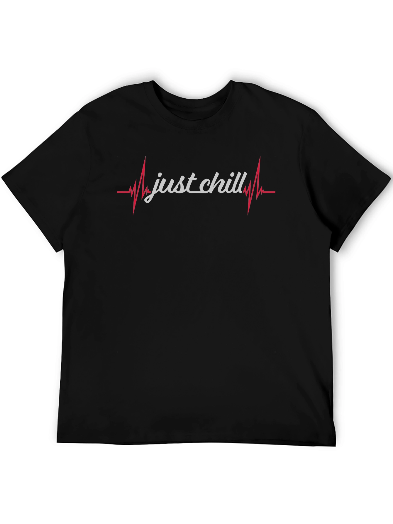 Just Chill Heartbeat T-Shirt - Relaxed Comfort