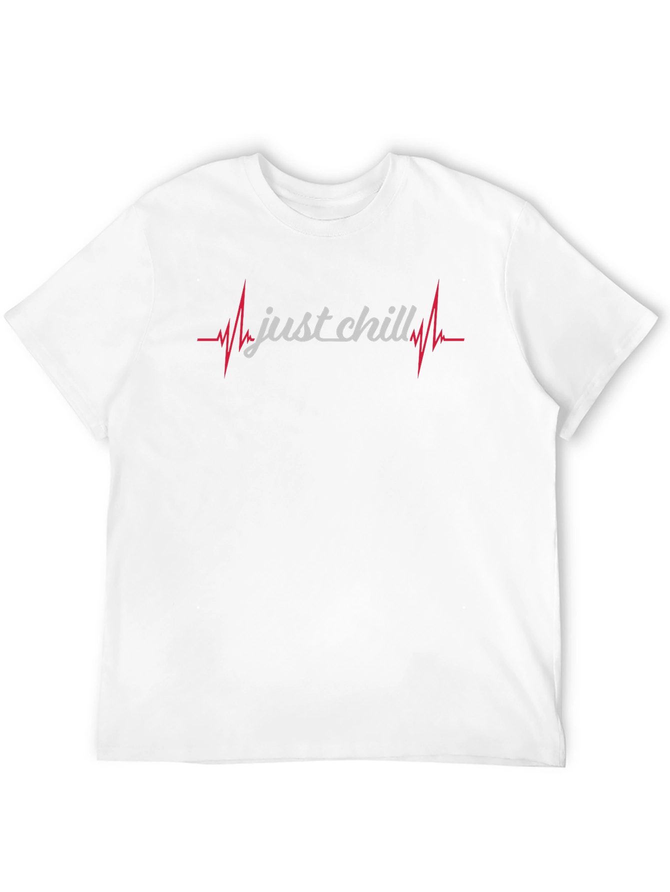 Just Chill Heartbeat T-Shirt - Relaxed Comfort