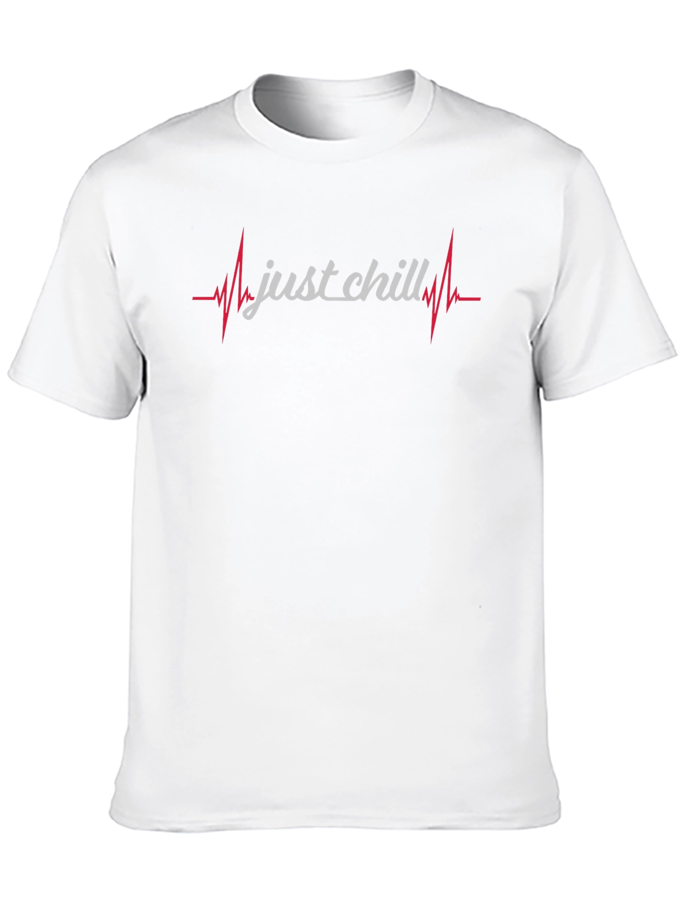 Just Chill Heartbeat T-Shirt - Relaxed Comfort