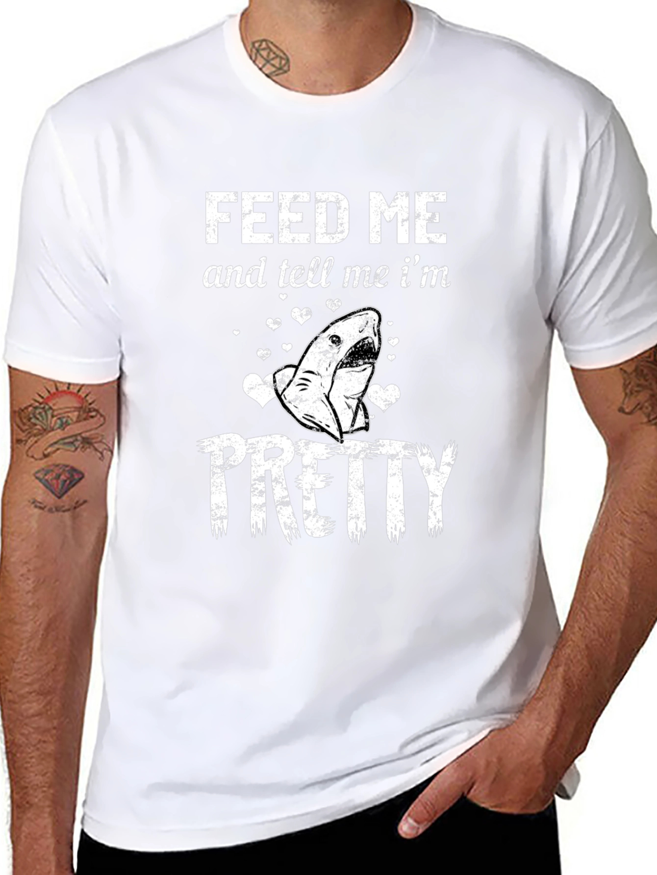 Feed Me and Tell Me Im Pretty Shark T-Shirt