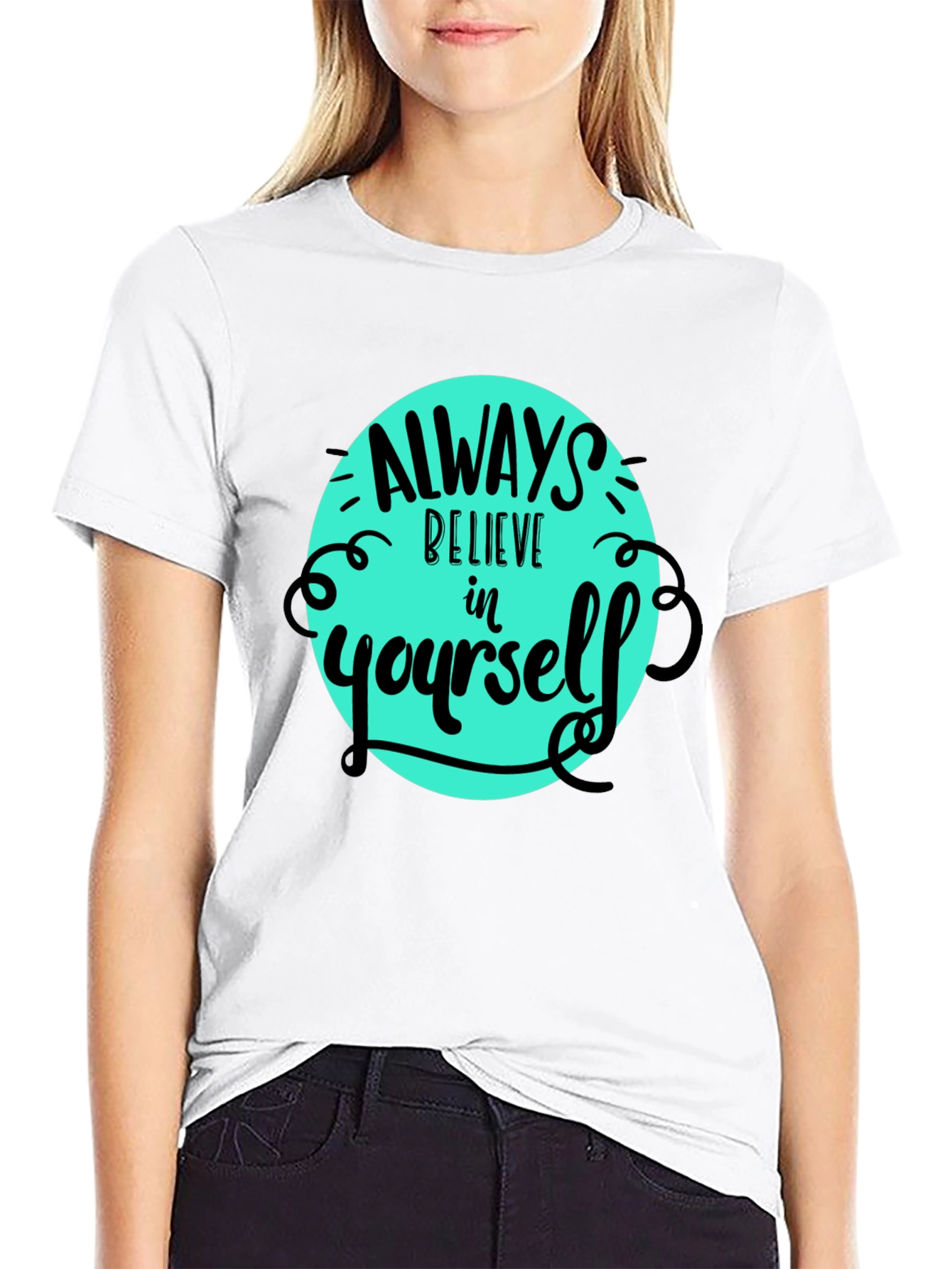 Believe in Yourself Tee - Motivational Graphic T-Shirt