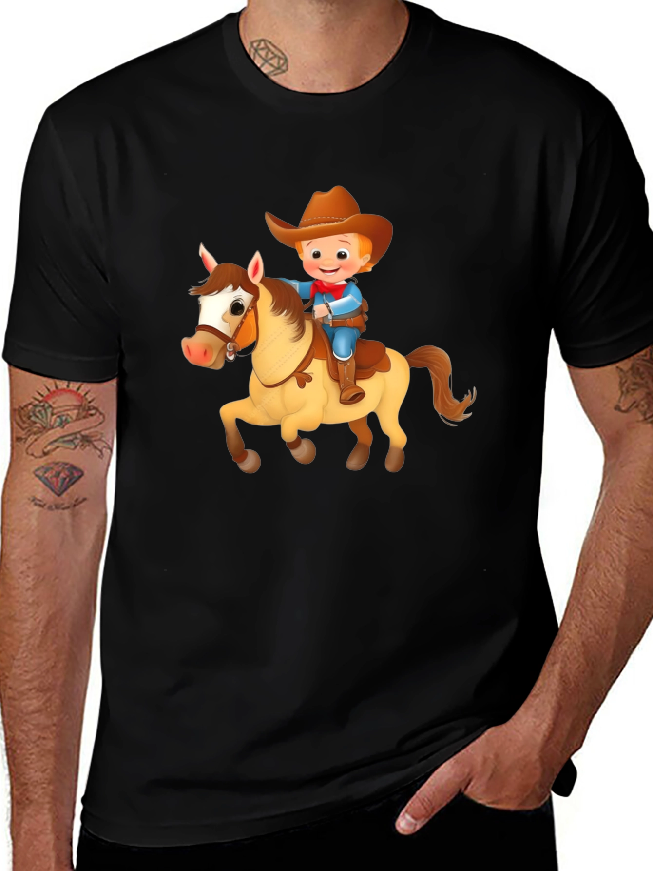 Cowboy Rider Graphic T-Shirt