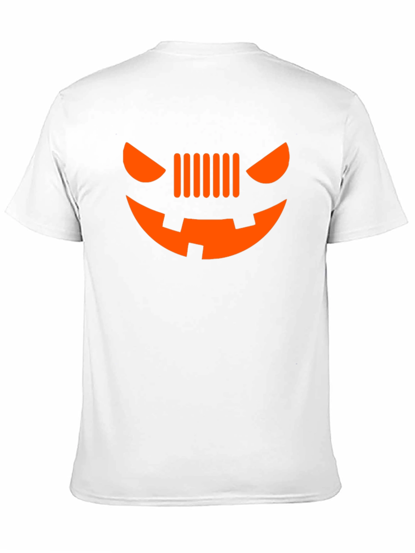 Halloween Jeep Grille Face Graphic T-Shirt